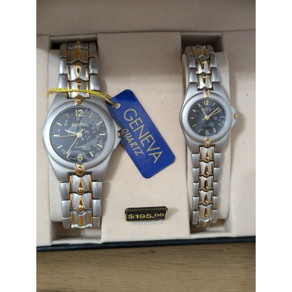 GENEVA‎ HIS & HERS ANALOG WATCH SET NEW IN BOX main image 5